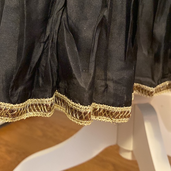 ANTHROPOLOGIE Maeve silk smocked maxi dress, in black, XS - Picture 4 of 9